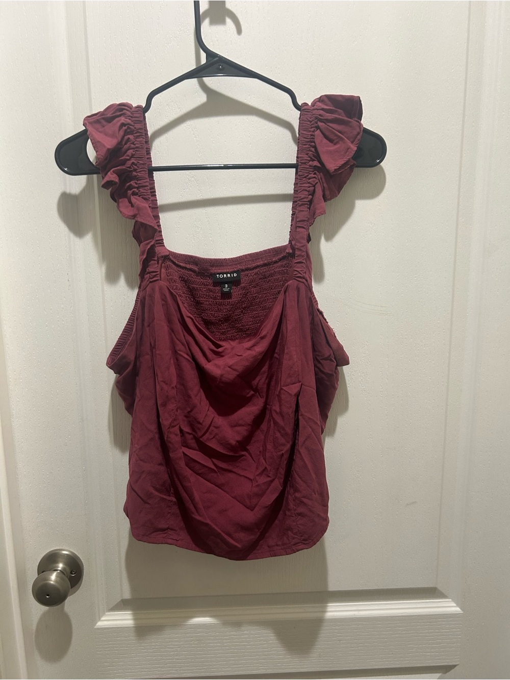 Torrid Ruffle Strap Tank Top 3 - Picture 3 of 7